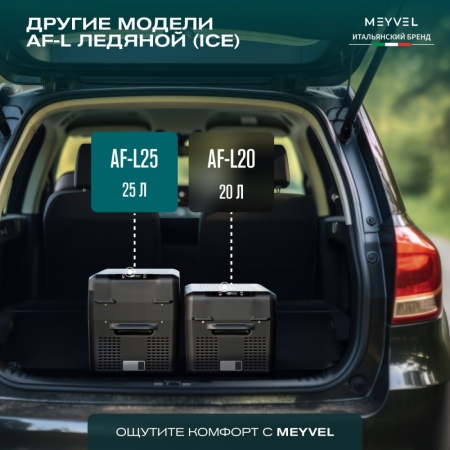 Компрессорный автохолодильник Meyvel AF-L25 ICE (12/24V)